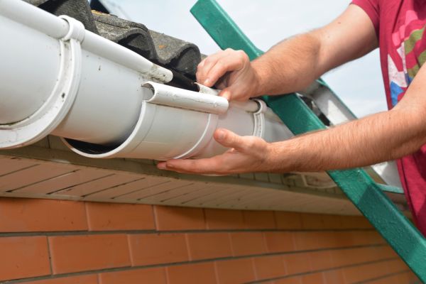 Large Gutter Repair in Watkinsville
